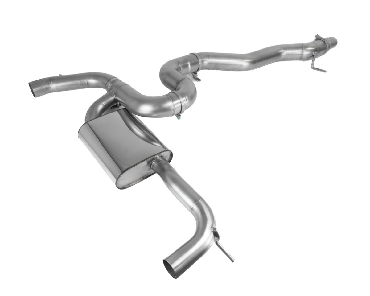 EGO-X Abgasanlage 3,5" VW Golf 8 R 320/333PS (ab 96dB)